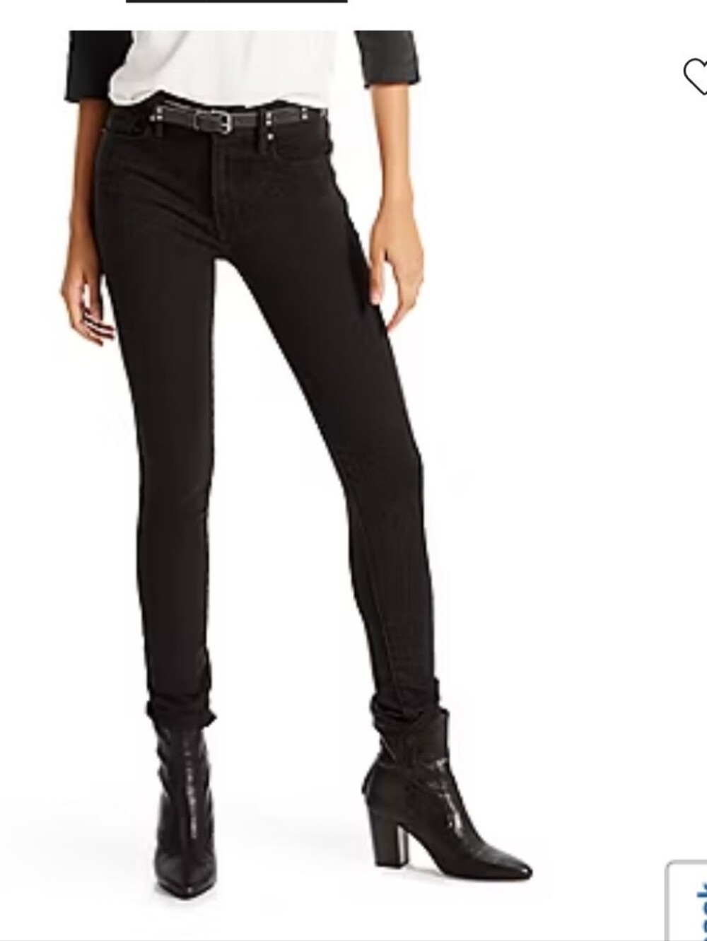 Levis Premium 721 High Rise Skinny Jeans